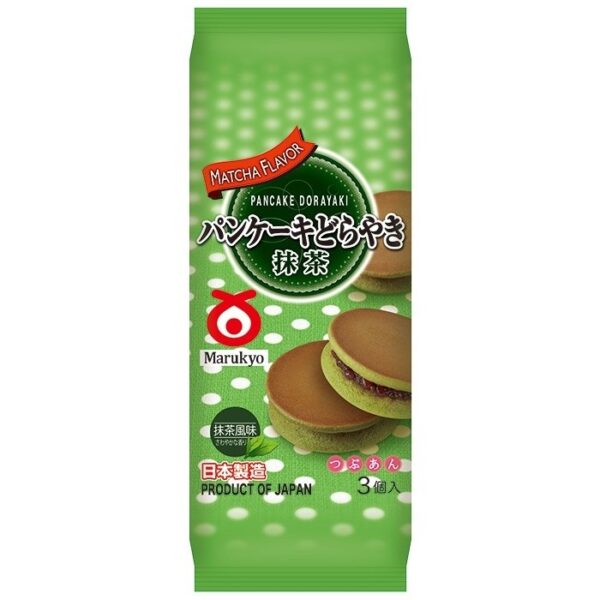 Dorayaki, Pancake dorayaki Matcha flavour150g (3p), Marukyo