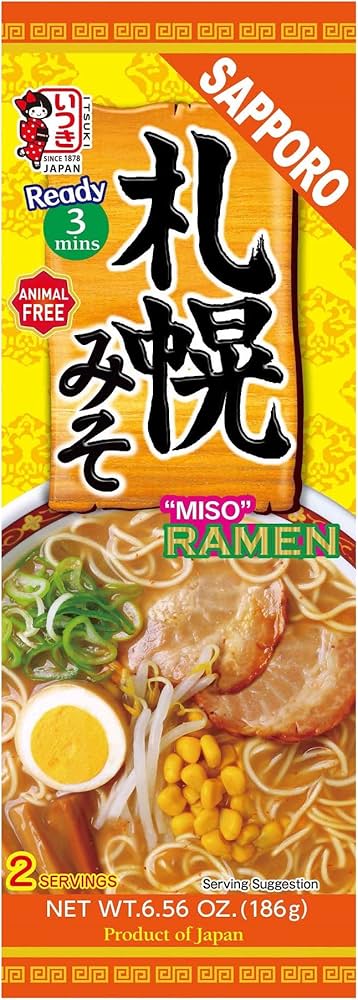 Ramen,Sapporo miso ramen 186g,Itsuki