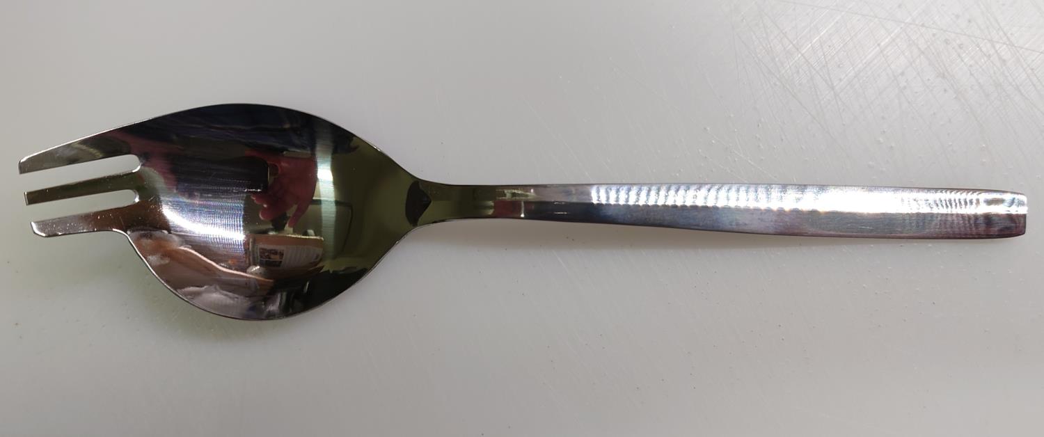 Skje, Ramen spoon/fork, stainless