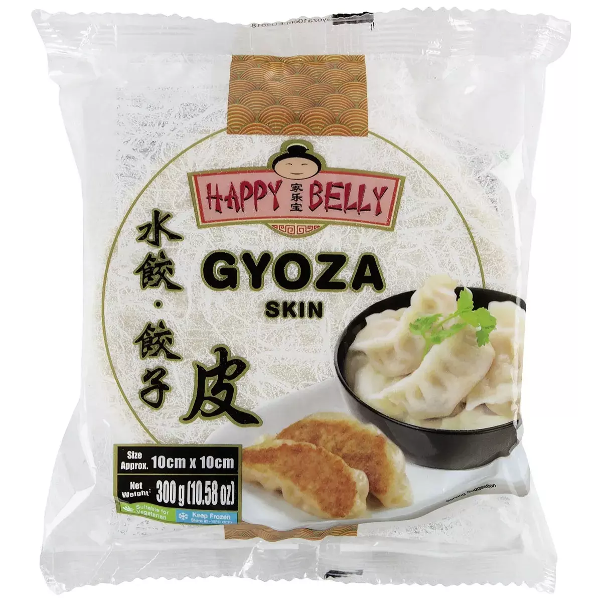 Gyoza, Gyoza skin 285g,Happy belly, 30/k