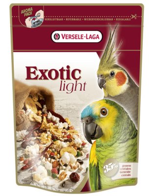 Papegøye Snacks, Exotic Light 750gr.