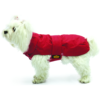 Fashion Dog Regndekken med avtagbart fôr, Rød | Flere størrelser (str. 51-60) U