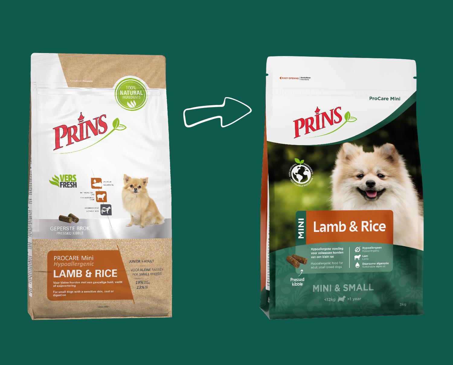 Prins ProCare Mini Lamb & Rice Hypoallergenic 15kg