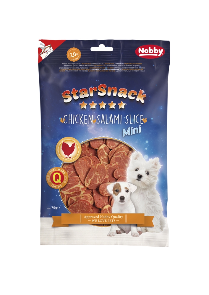 StarSnack MINI Chicken Salami Slice  70 g