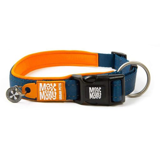 Max & Molly Smart ID Collar - Matrix Orange/S