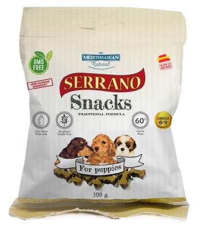 Serrano Snacks til hund, Valp 100g