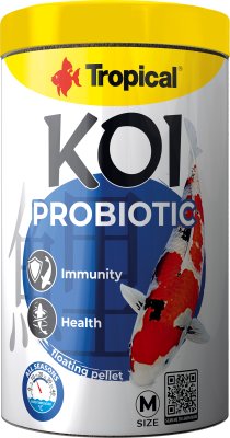 Tropical New Koi Probiotic Pellet Size M 1000ml/320g
