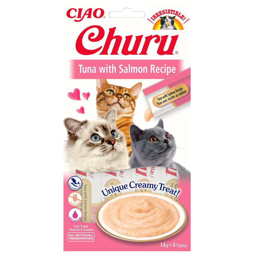 Churu Cat Tuna with Salmon , 4 stk.