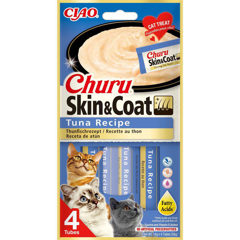 Churu Skin & Coat Tuna, 4 stk.