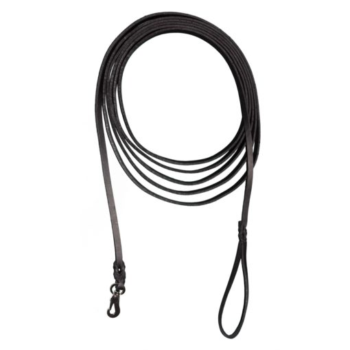 Haqihana Leather Leash 5m 9mm BLACK