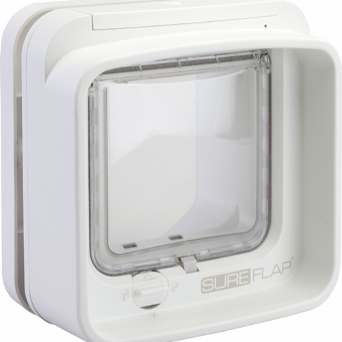 Sureflap Microchip Kattedør Hvit Dual Scan 21x21cm (38540)