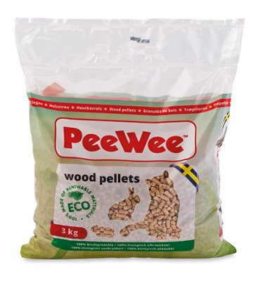 Peewee 5 liter tre pellets/kattestrø