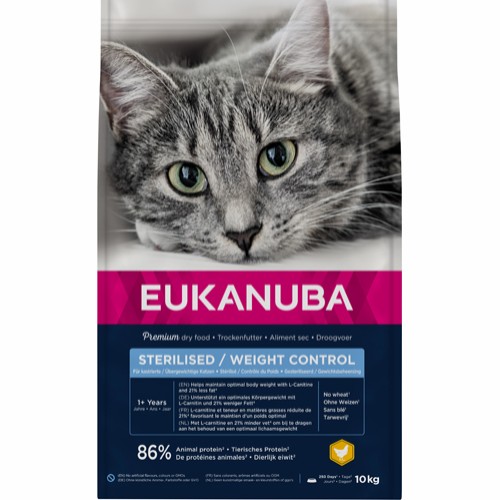 Eukanuba Adult Overweight/Sterilised 1+, 10kg