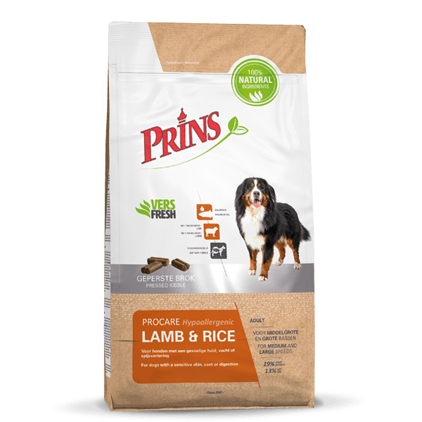 Prins ProCare Lamb & Rice Hypoallergenic 15kg
