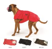 Fashion Dog Regndekken til Boxer m.Avtagbart fôr, Sort | Flere størrelser (60-65)  U