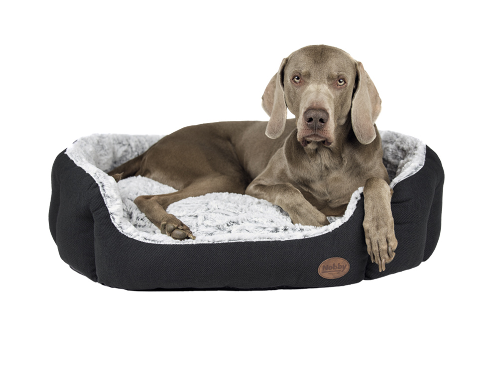Hundeseng , Comfort Bed Oval "CACHO" , 65 x 57 x 22 cm