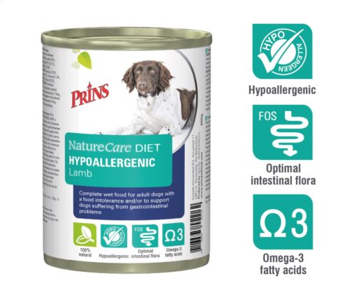 Prins NatureCare Diet Dog | HYPOALLERGENIC Lamb wetfood  400g