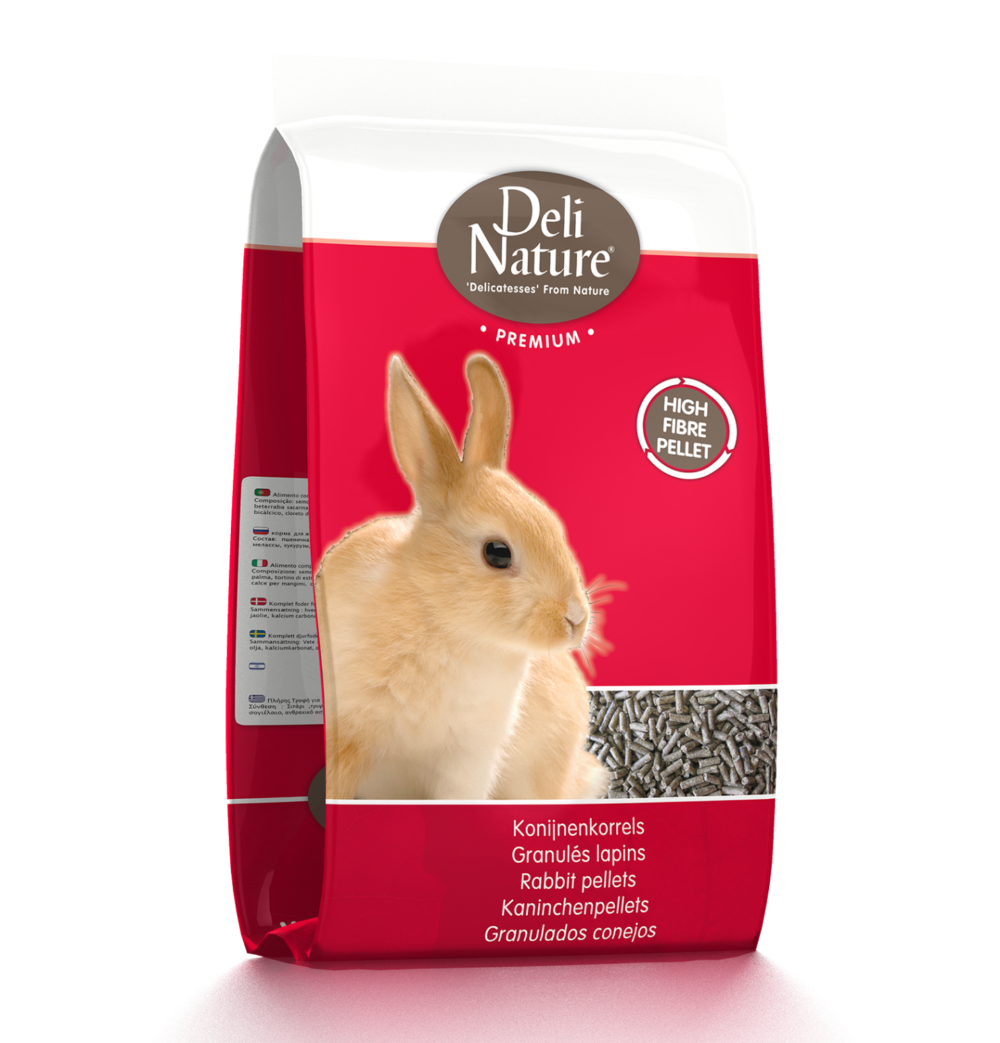 Deli Nature Kanin Pellets fôr 4kg   U