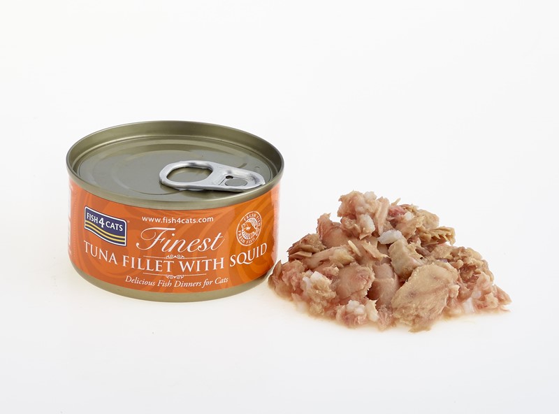 Fish4Cats Wet Tuna Squid 70 g