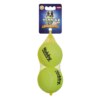 Tennis Ball med pip L 8,5 cm., nett med 2 stk.
