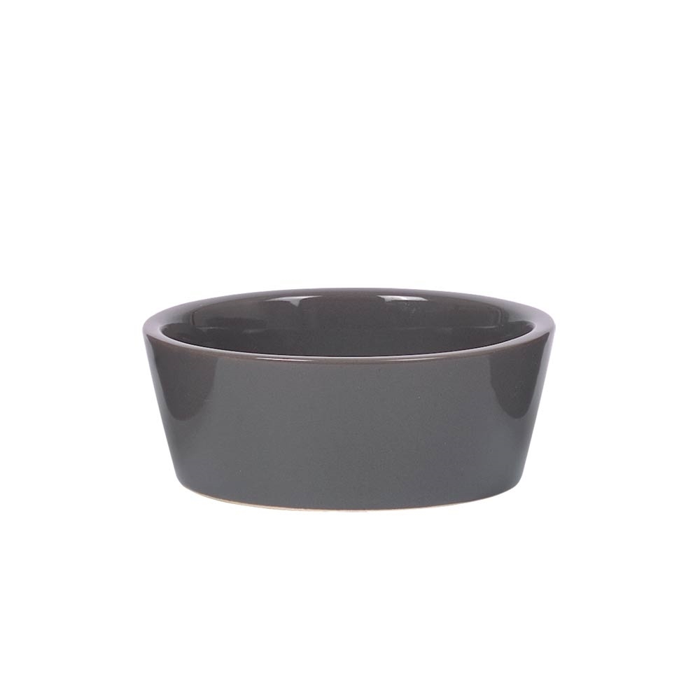 Keramikk skål grå "HERMOS",  Ø 15,5 x 5,5 cm, 0,65 I