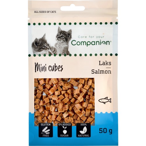 Companion Cat Mini Salmon Cubes 50g