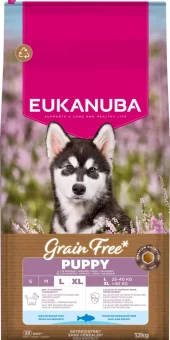 Eukanuba Puppy & Junior Large Grainfree Havfisk 12 kg