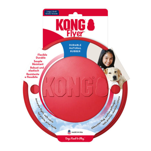 KONG Flyer Frisbee rød large