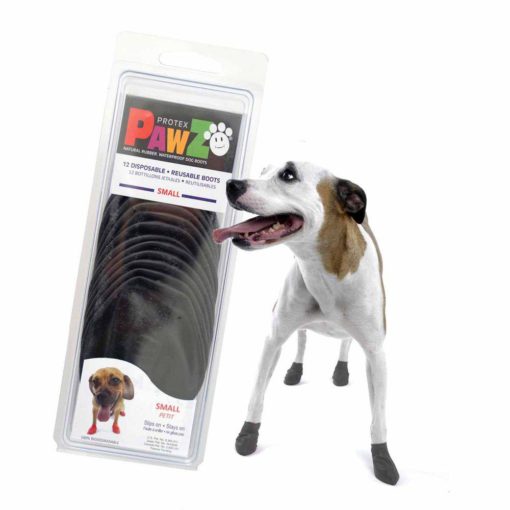 Pawz hundesko, S 6,4 cm, sort, 12 stk