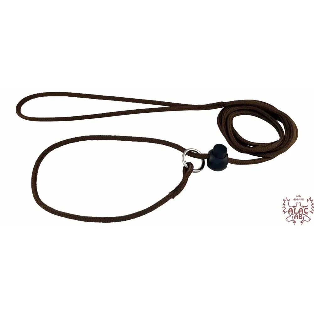 Alac Utstillings kobbel rund poly brunt 4mmx190cm   U