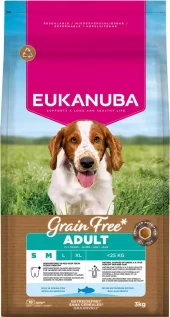 Eukanuba Adult Small/Medium Grainfree Havfisk 3 kg