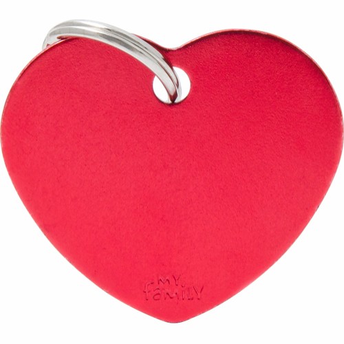 MyFamily ID-tag Basic Hjerte Flere størrelser og farger