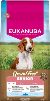 EUKANUBA Senior Small/Medium Grainfree Havfisk 12kg