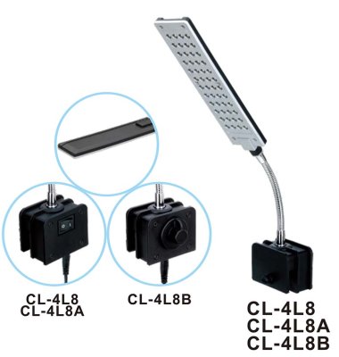 BOYU CL-4L8B 3,5W Regulerbar Clip-On LED Lampe
