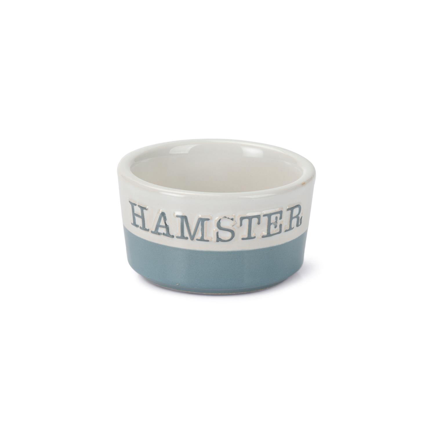 Keramikskål Hamster Hvit/Blå Beeztees