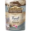 Carnilove cat pouch rich in Trout enriched w/Echinacea 85g