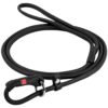 Collar rundsydd Retrieverkobbel "Waudog Soft" lær 4mmx135cm Sort