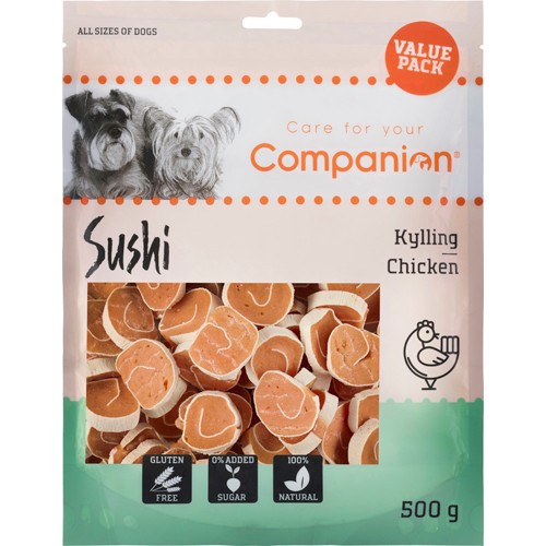 Companion Chicken Sushi, 500g Value Pack