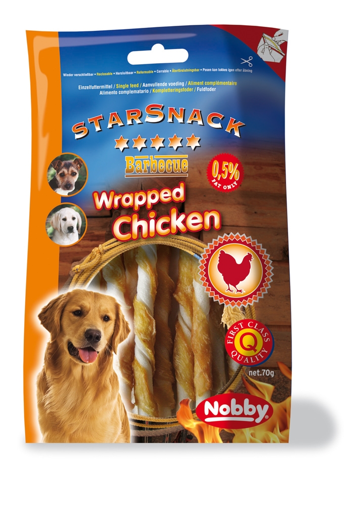 StarSnack Barbecue Wrapped chicken 70 g