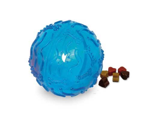 TPR Snack Ball „Bone“, 10 cm