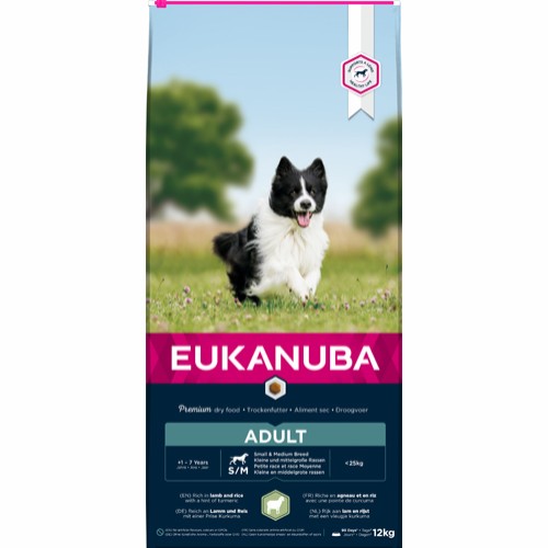 Eukanuba Adult Small & Medium Lamb & Rice 2,5kg