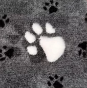 Companion ProFleece Grå med sorte poter 100x75 cm