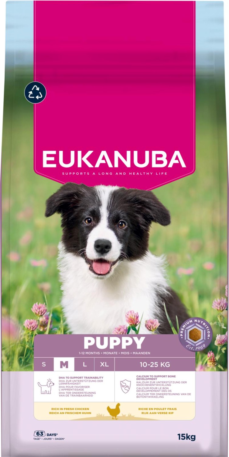 EUKANUBA Puppy Medium Breed Kylling 15kg