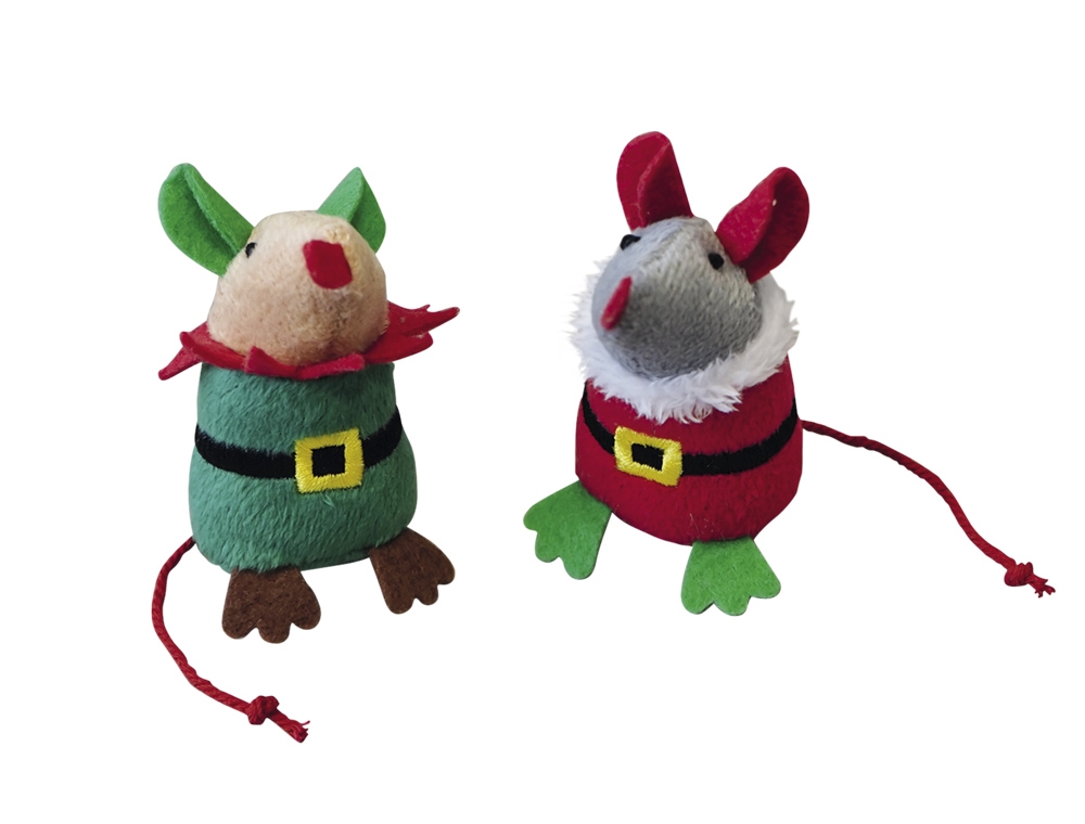 Jul Katteleke, Xmas Catnip Mice 8,5cm