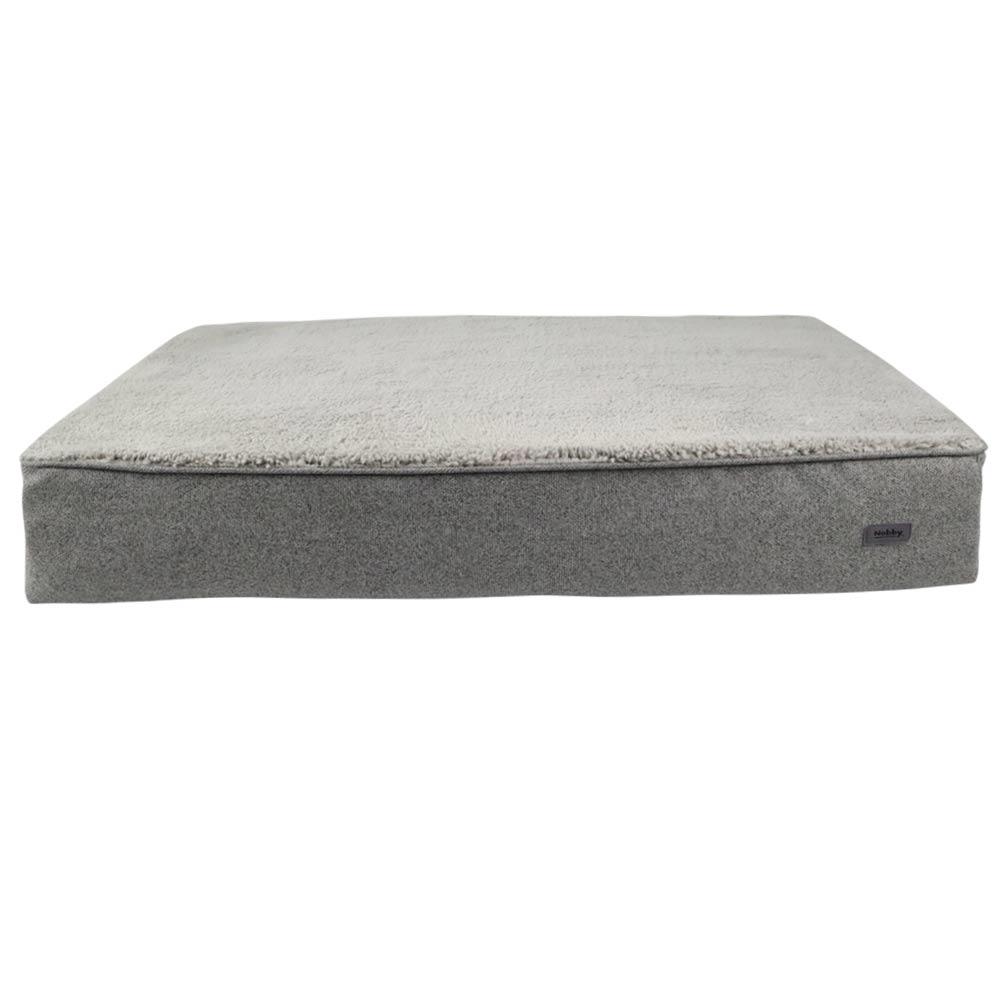 Hundeseng , Orthopedic Comfort mat square "CALBU' grey