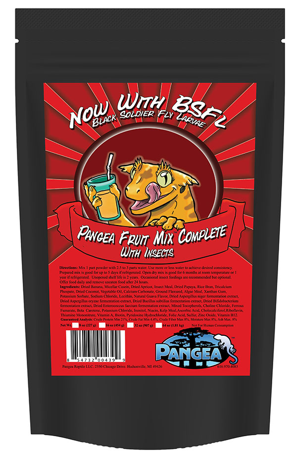 Pangea Fruit Mix With Insects Complete Gecko Diet 227g