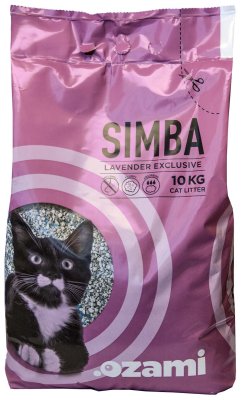 Kattesand Simba lavendel exclusive 10 kg