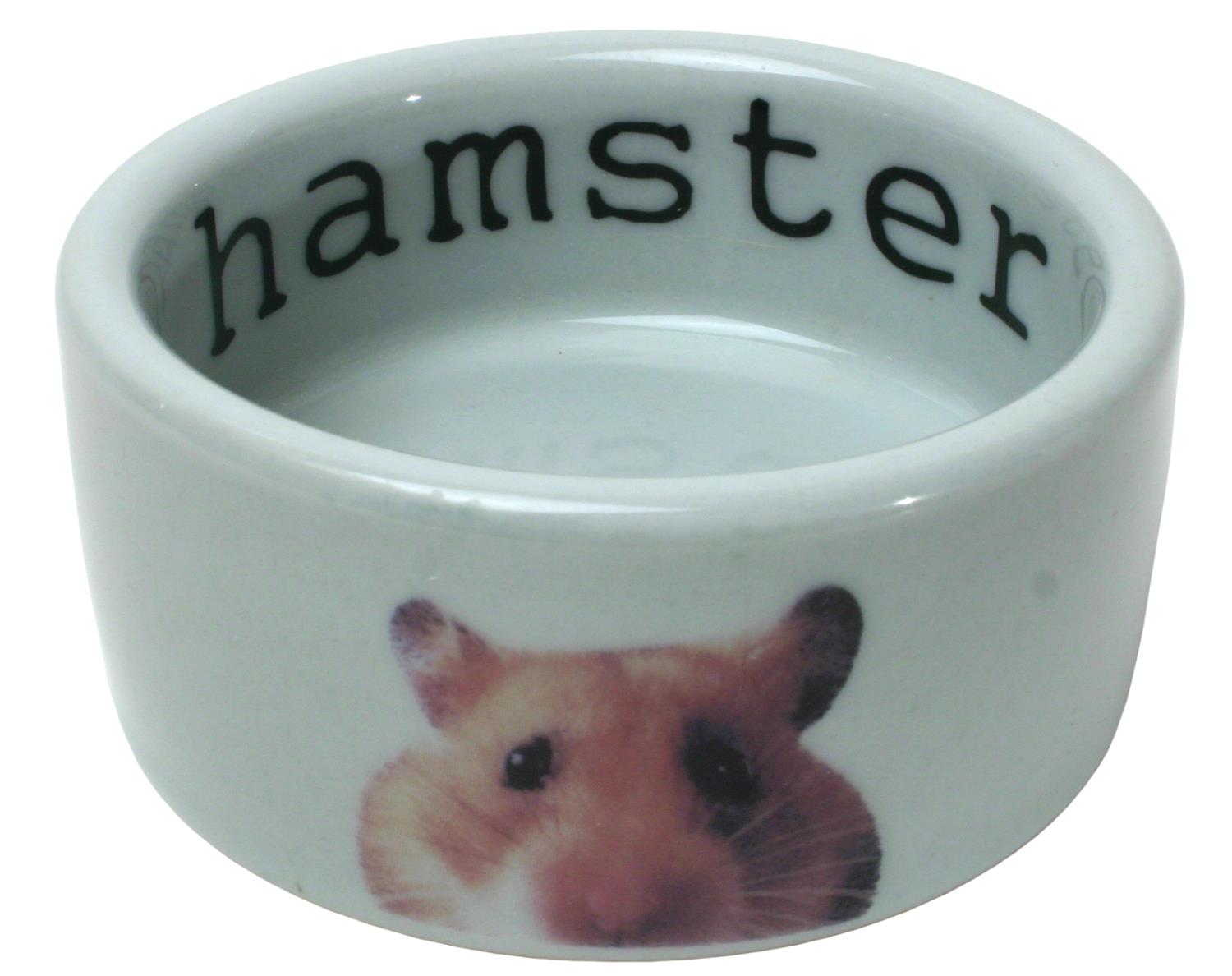 Matskål hamster keramikk, 8,5cm.