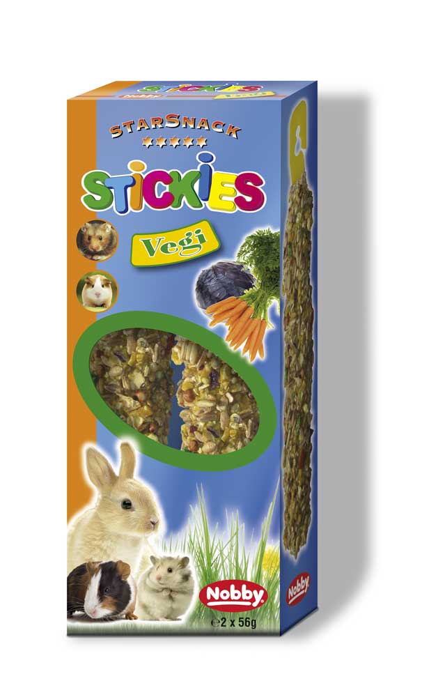 Star Snack Frøstang/ Stickies til smådyr, grønnsaker 2X56 gram