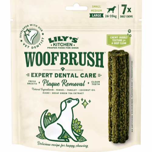 Lilys Kitchen Woofbrush Dental Care Large Multipack 7x47g  U